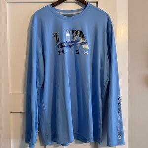 Under Armour Men's Light Blue Long Sleeve Tee